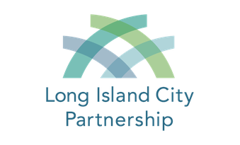 The logo of the Long Island City partnership